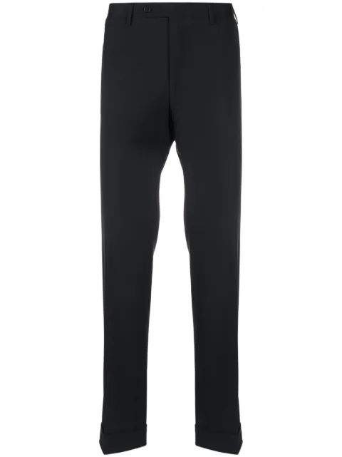 Canali straight-leg wool tailored trousers