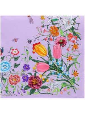 Gucci flower hot sale print scarf