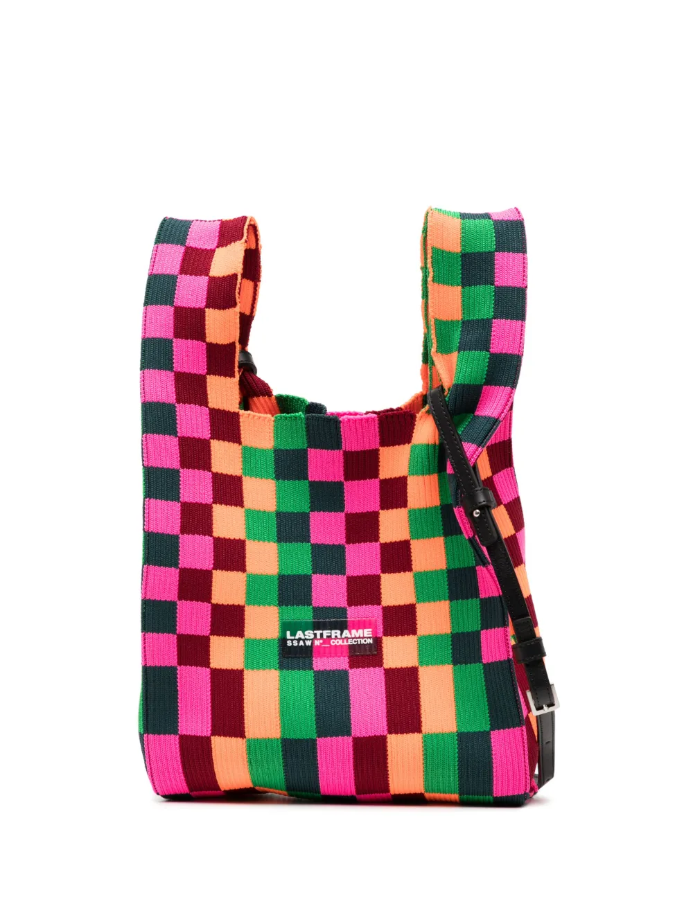 LASTFRAME Ichimatsu Market tote bag