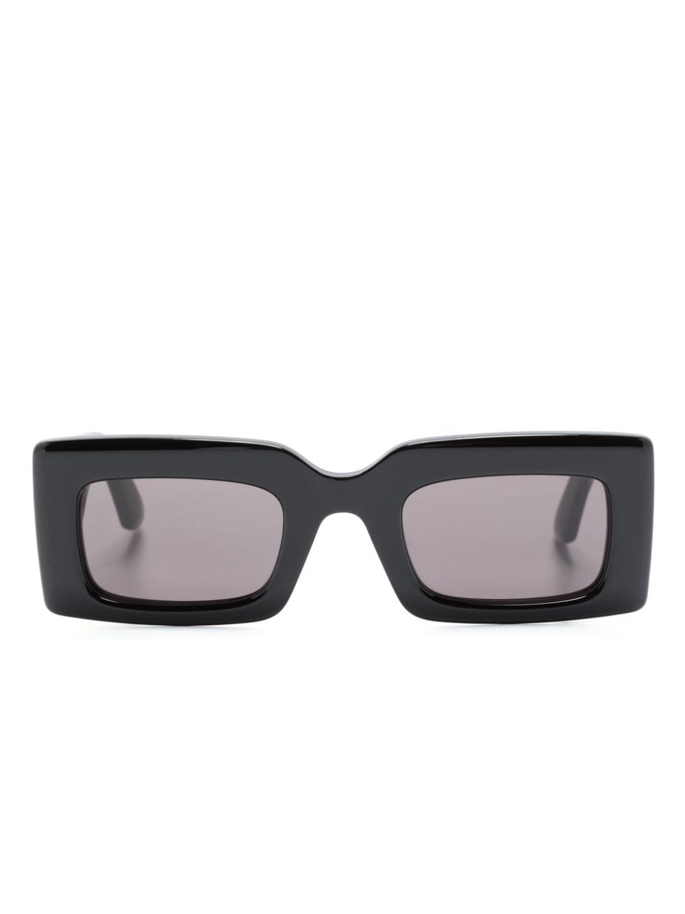 logo-engraved rectangle-frame sunglasses