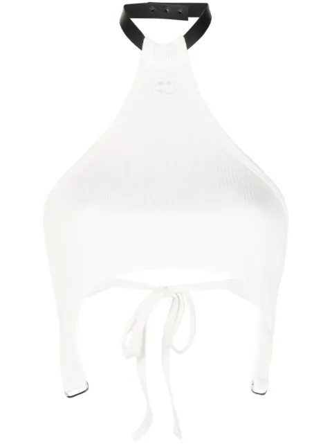 Courrèges halterneck cropped top