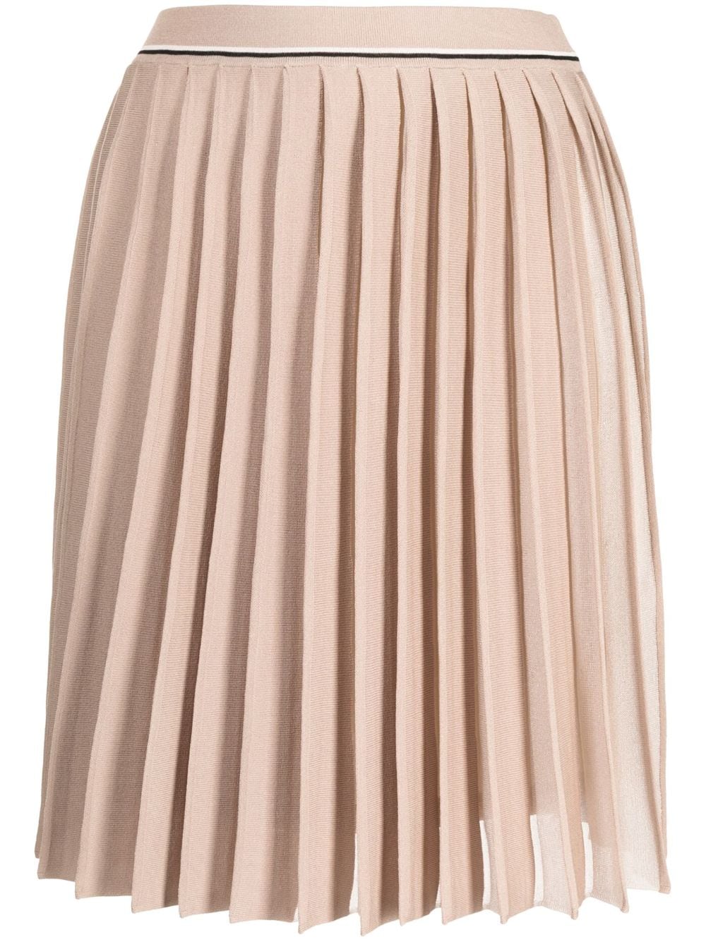 elasticated-waistband skirt