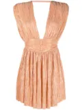 Sabina Musayev Marissa plunge-style dress - Orange