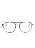 TOM FORD Eyewear pilot-frame acetate glasses - Blue