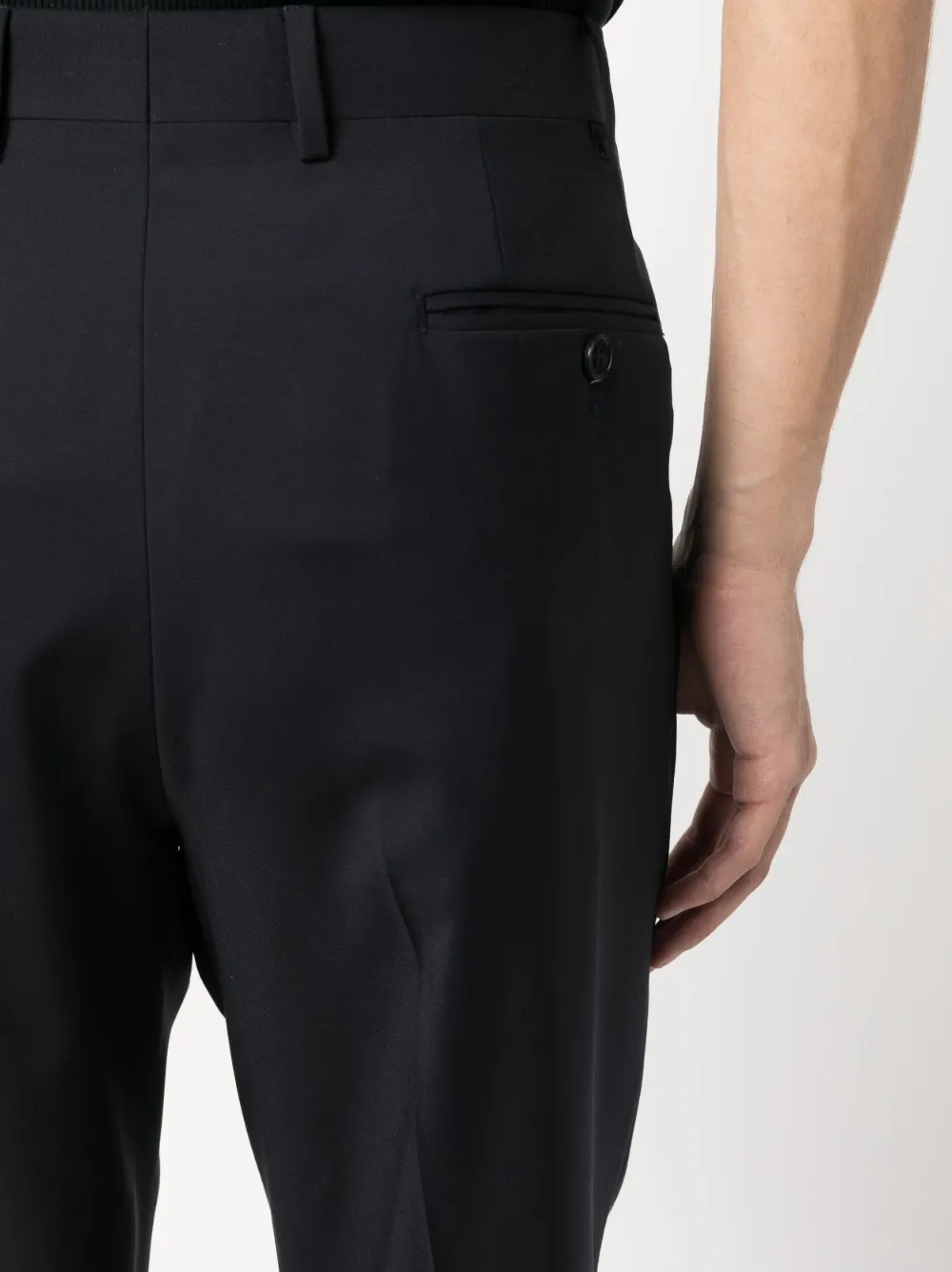 Canali Straight pantalon Blauw