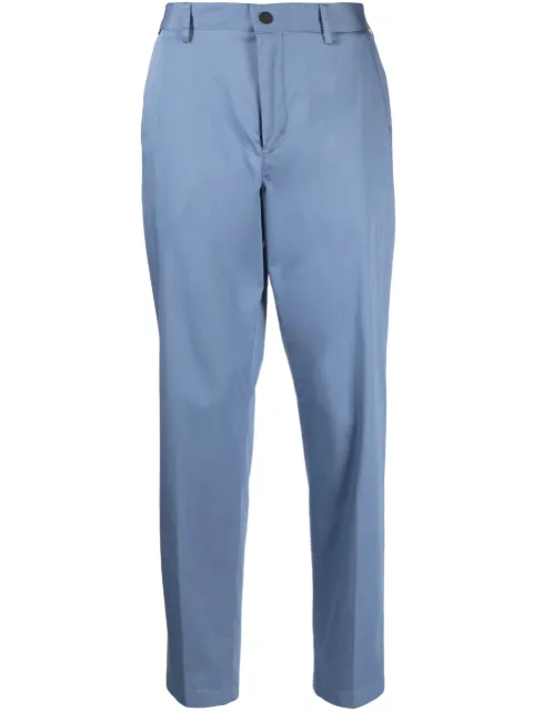 BOSS logo-patch tailored trousers