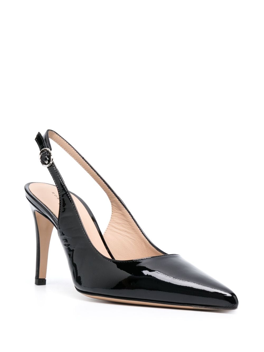 Roberto Festa Lavinia 85mm patent-leather pumps - Zwart