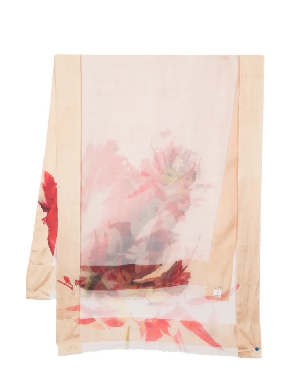 Faliero Sarti floral-print silk scarf