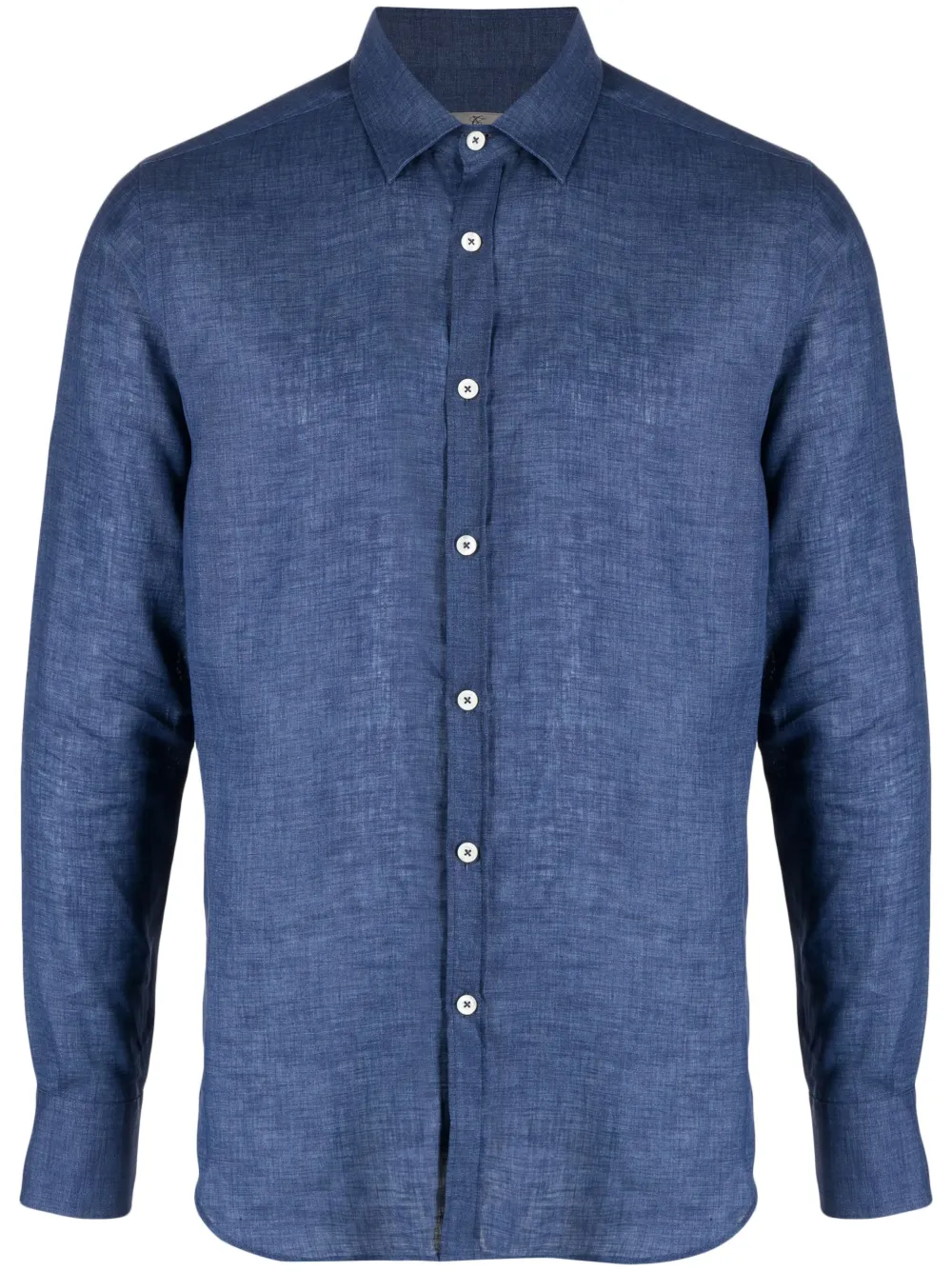 Canali longsleeve Linen Shirt Farfetch