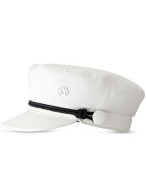 Maison Michel女士帽子系列_绒面皮水手帽_贝雷帽_草编帽价格-Farfetch 