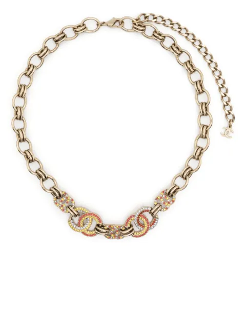 CHANEL Pre-Owned Collana a catena CC anni 2000