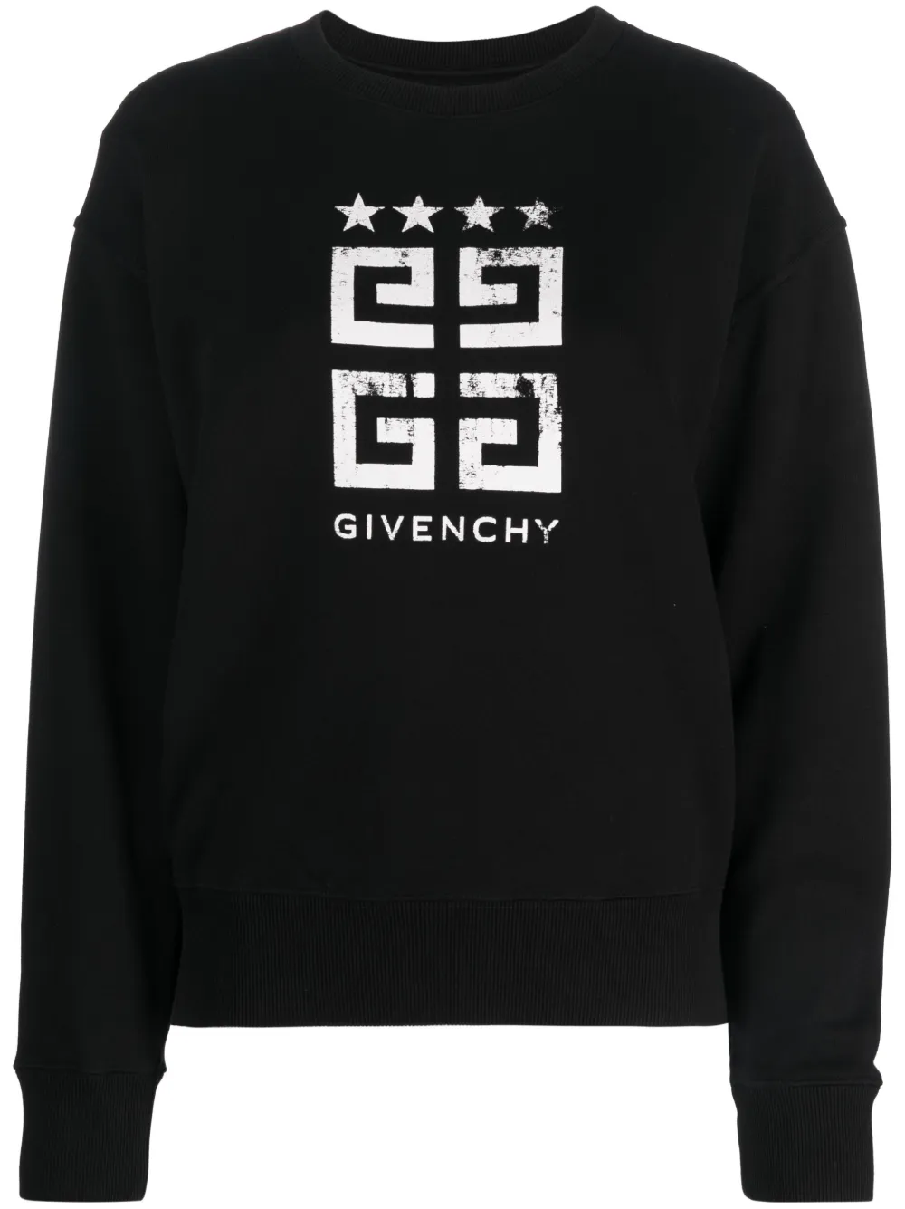 Givenchy Sweater met logoprint Zwart