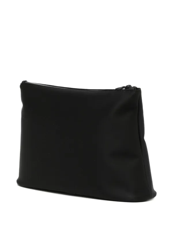 Plain discount black clutch