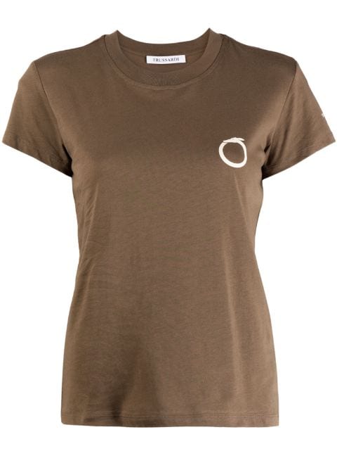 Trussardi logo-print cotton T-shirt