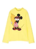 MC2 Saint Barth Kids Moorish Mickey long-sleeved T-shirt - Yellow