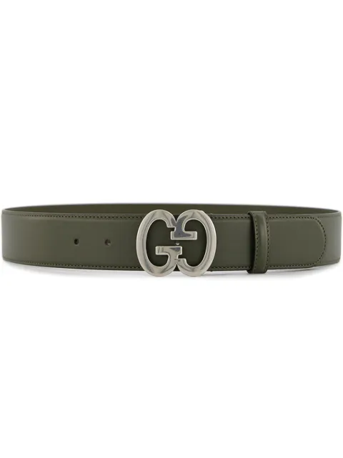 Gucci GG buckle leather belt
