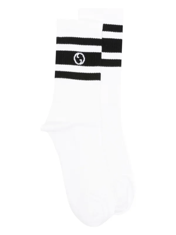 Gucci Interlocking G Socks White FARFETCH AO