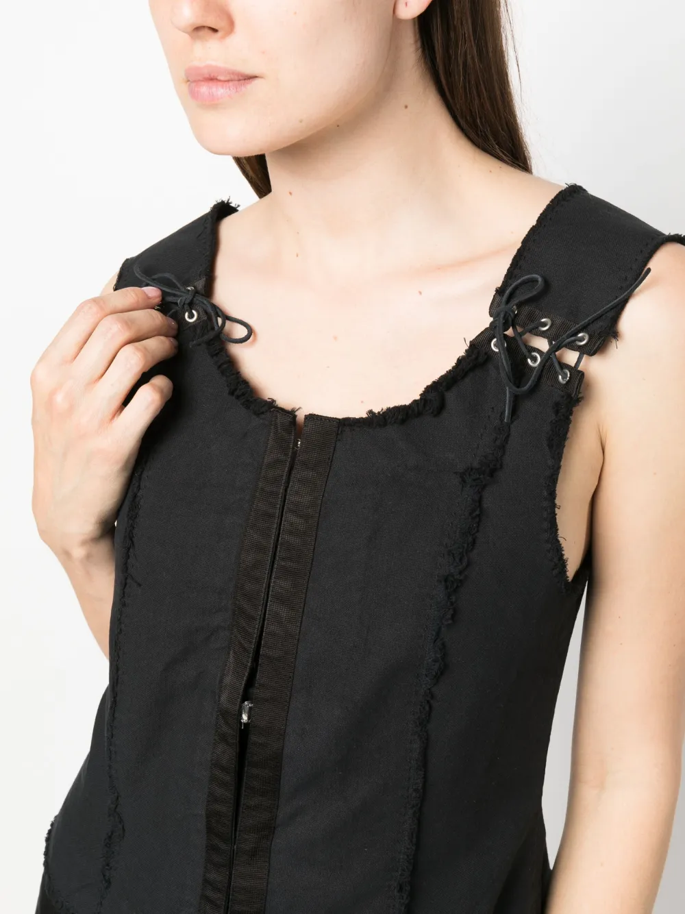 OUR LEGACY Tough raw-cut Sleeveless Top - Farfetch