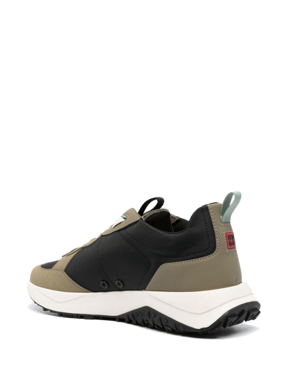 HUGO BOSS LOW-TOP PANELLED SNEAKERS 