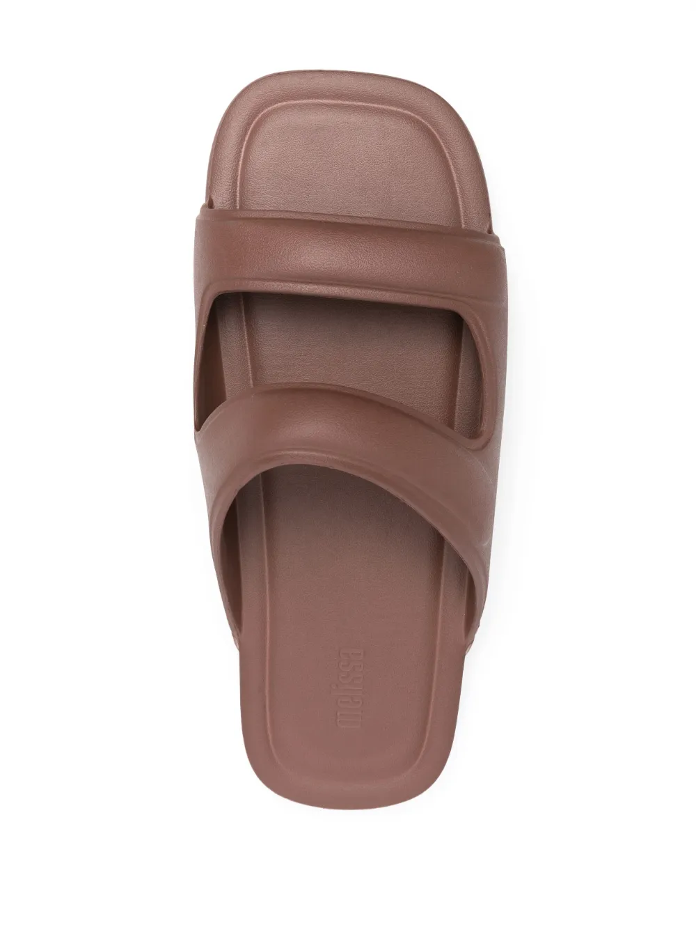 Melissa Free Grow slip-on slides Brown