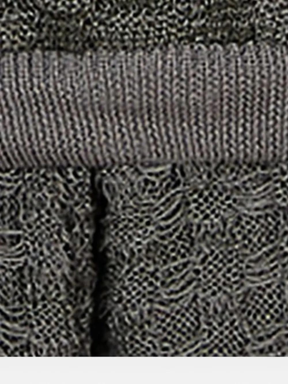 Isa Boulder grid knit T-shirt Grijs