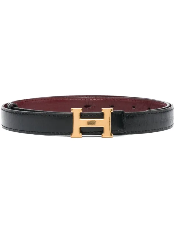 Hermes Constance H Reversible Belt