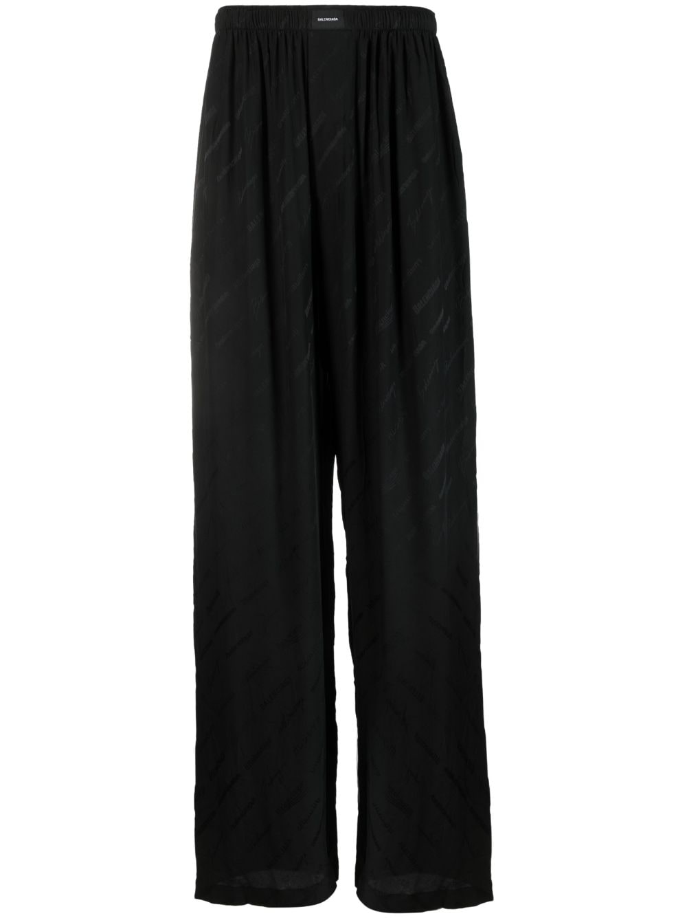 logo-jacquard pyjama trousers