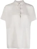 Kristensen Du Nord button-up short-sleeve shirt - Neutrals