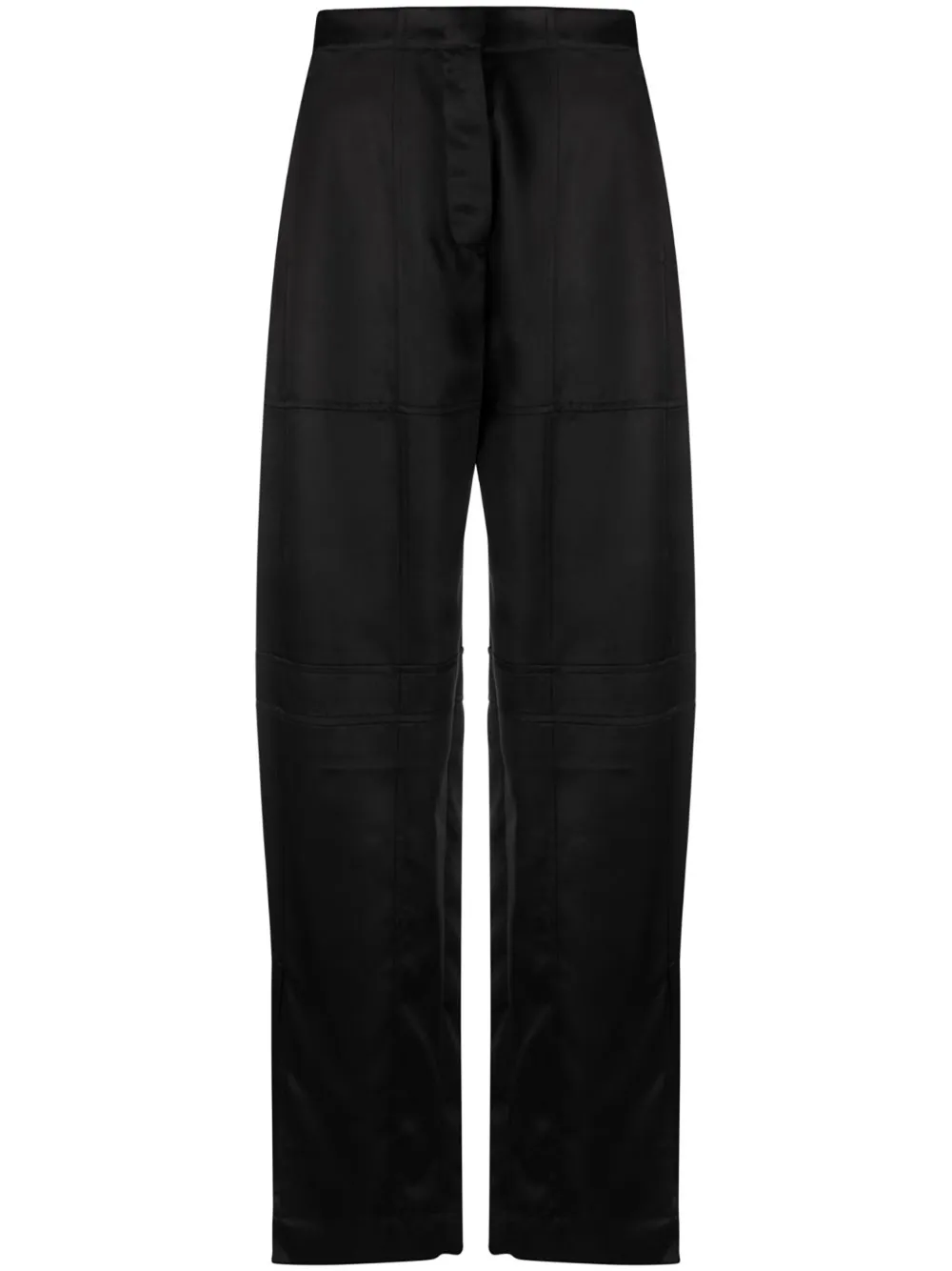 Jil Sander Cotton Cargo Pants In Black