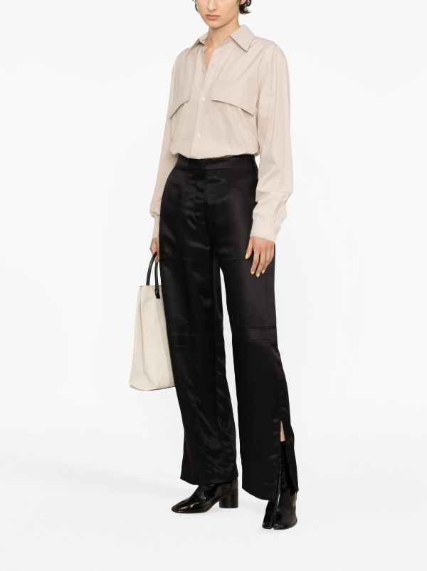 Jil Sander high-waist straight-leg Trousers - Farfetch