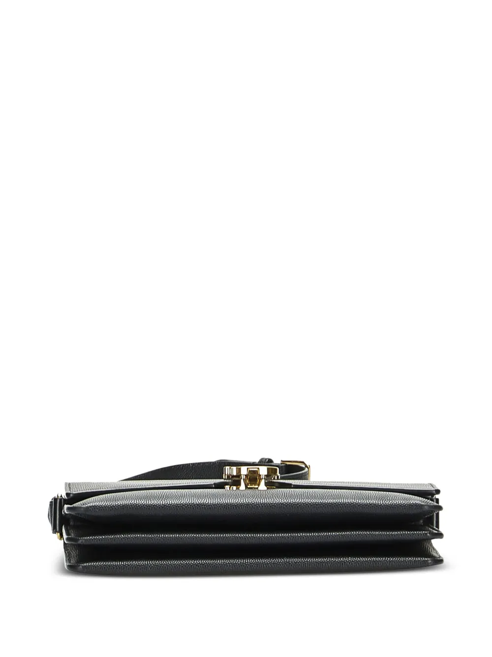 Preowned Burberry Tb Monogram Crossbody Bag In Black ModeSens