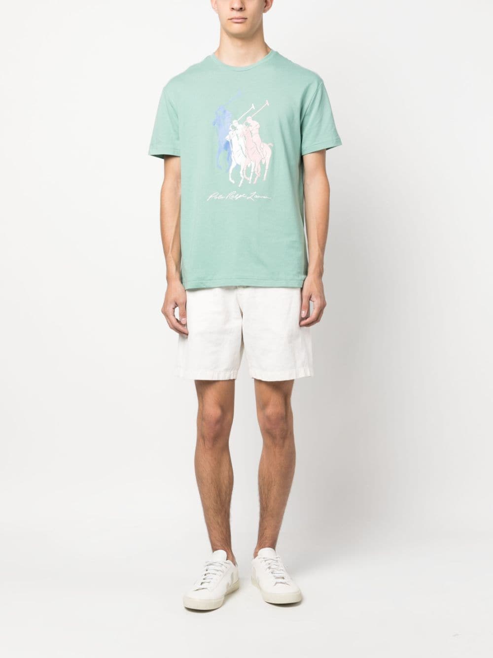 Polo Ralph Lauren logo-print cotton T-shirt - Groen