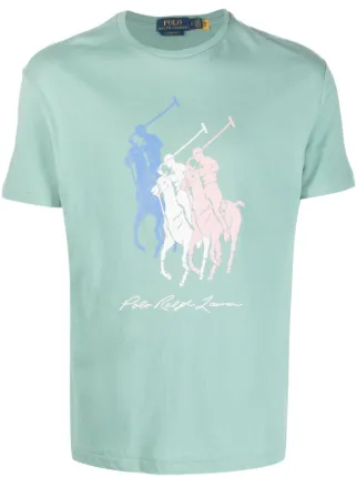 【POLO RALPH LAUREN】ロゴ プリント コットン Tシャツ 半袖 ベースボールロゴ コットン ジャージー Tシャツ