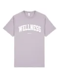 Sporty & Rich letter-print T-shirt - Purple