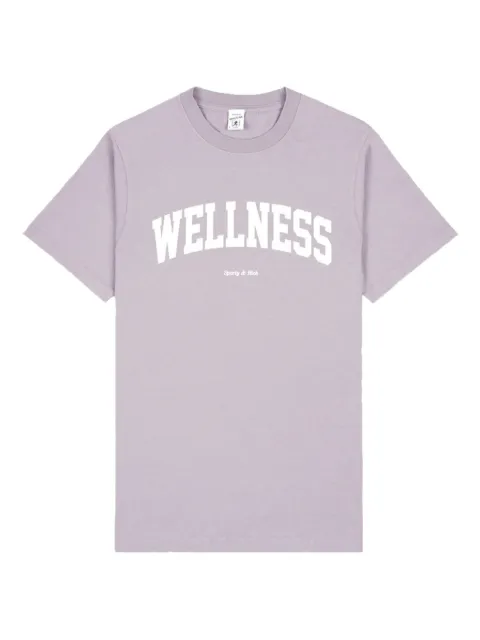 Sporty & Rich letter-print T-shirt