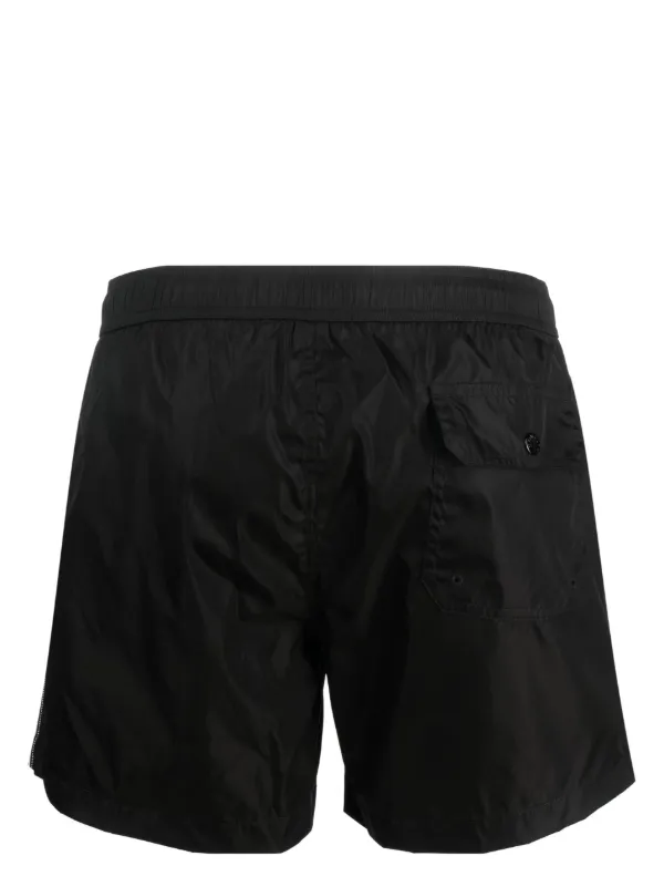 ハーフ・ショートパンツ MONCLER Logo Patch Swim Shorts Black Moncler logo-patch Swim Shorts | Black | FARFETCH