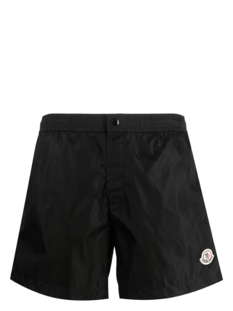 Moncler logo-patch swim shorts  