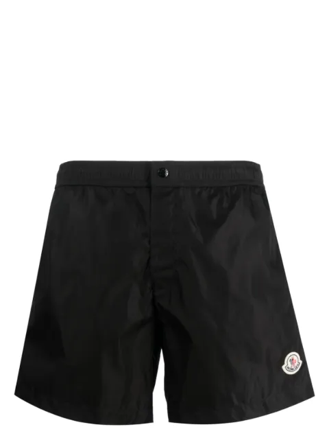 Moncler logo-patch swim shorts  