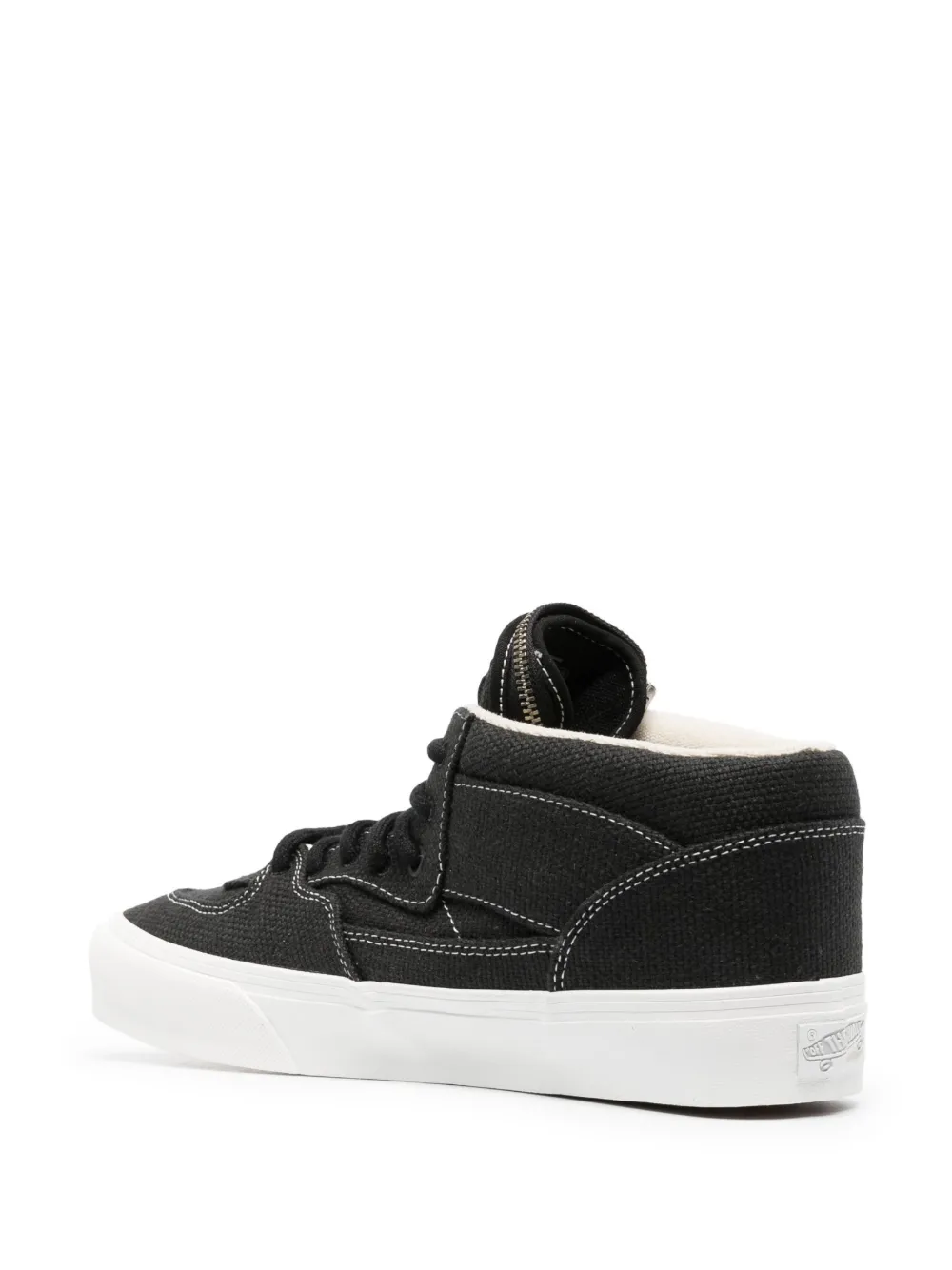 Vans Side Logo-patch High-top Sneakers In Black