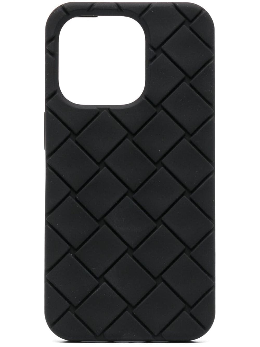 Shop Bottega Veneta Intrecciato Iphone 13 Pro Case In Black