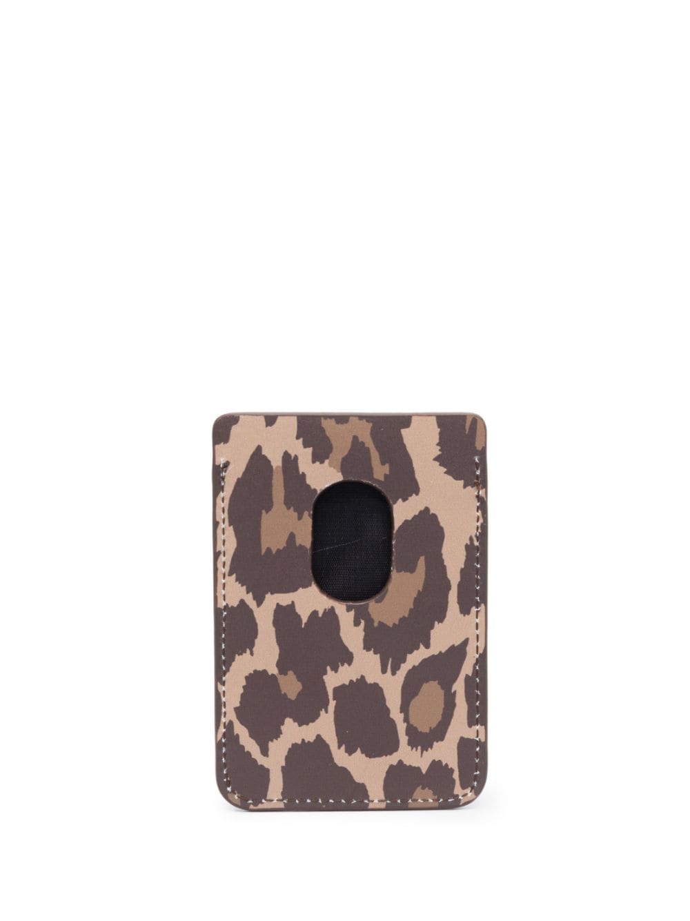 Image 2 of Balenciaga leopard-print magnet cardholder