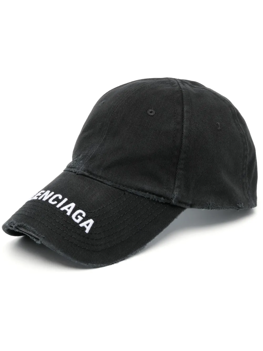 Balenciaga casquette à logo brodé - Noir Top Merken Winkel