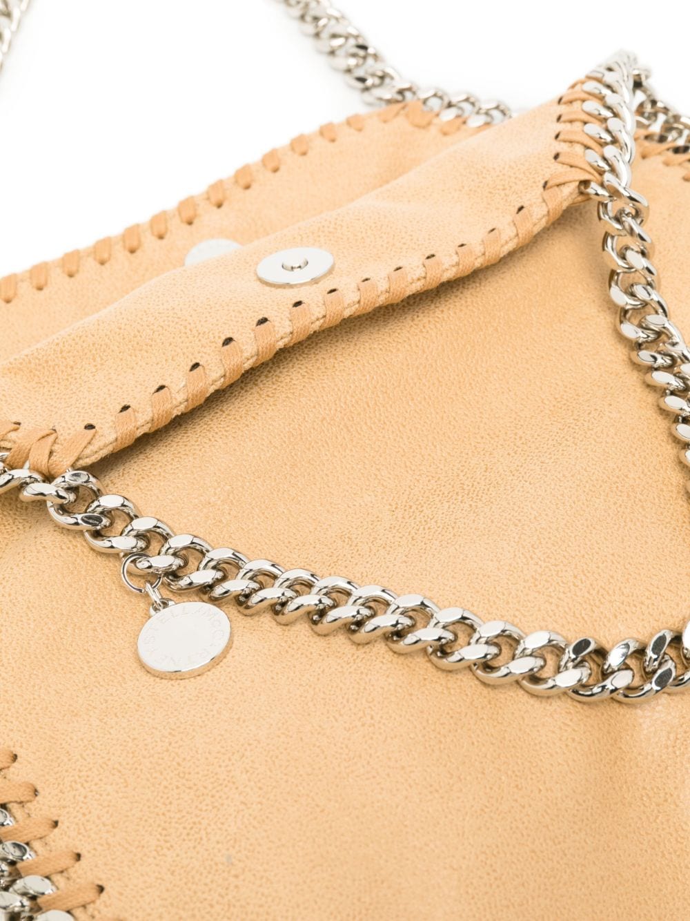 Shop Stella Mccartney Small Falabella Shoulder Bag In Brown