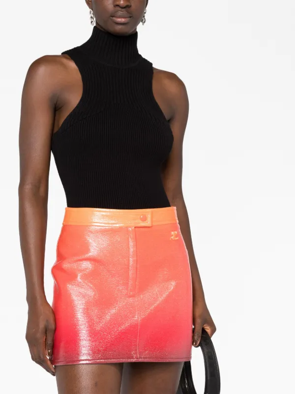 Leather mini 2025 skirt iconic