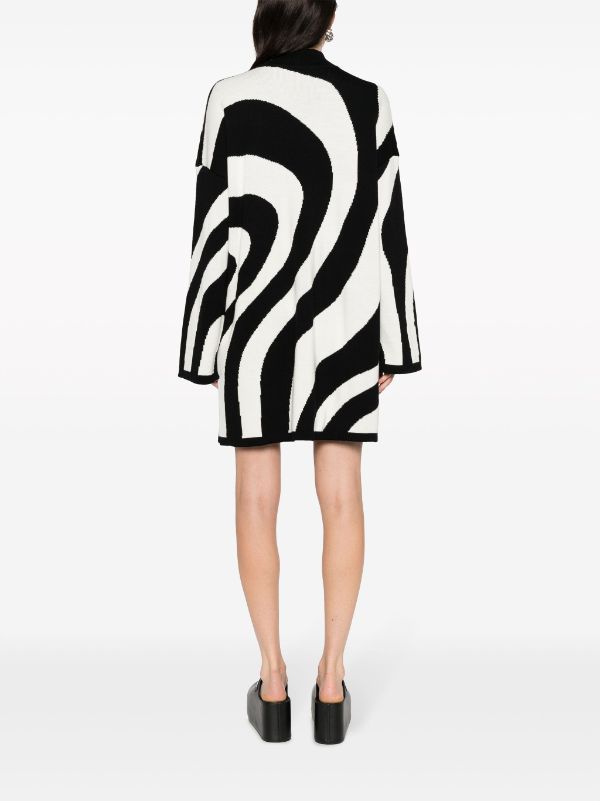 MSGM graphic-print Wool Dress - Farfetch