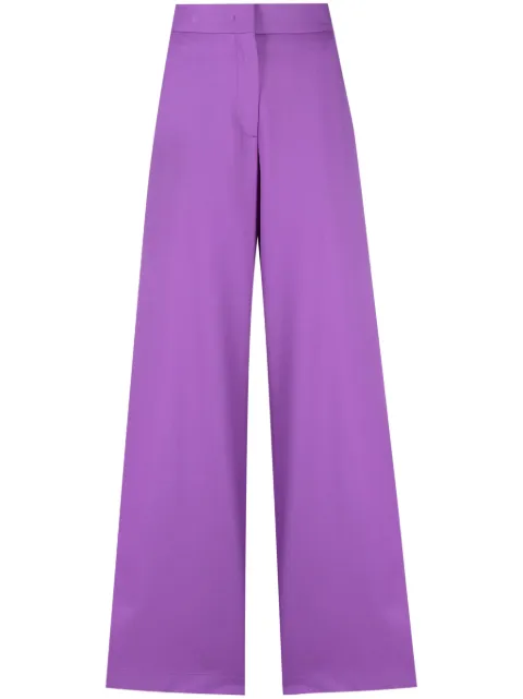MSGM pantalones anchos con tiro alto