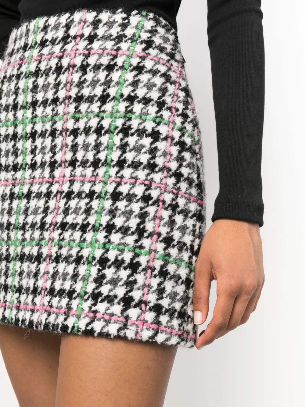 MSGM plaid-check Tweed Mini Skirt - Farfetch