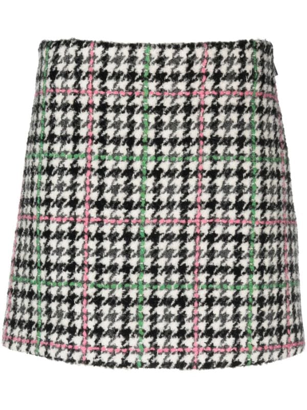 Msgm tweed outlet mini skirt