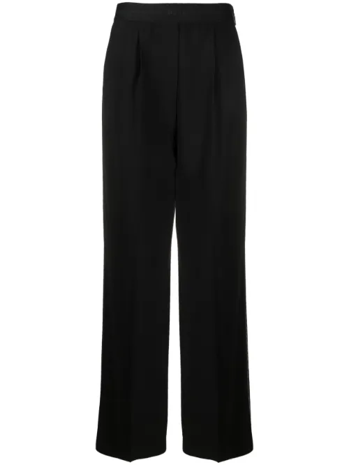 MSGM pantalon à coupe ample - Noir - MSGM - Modalova
