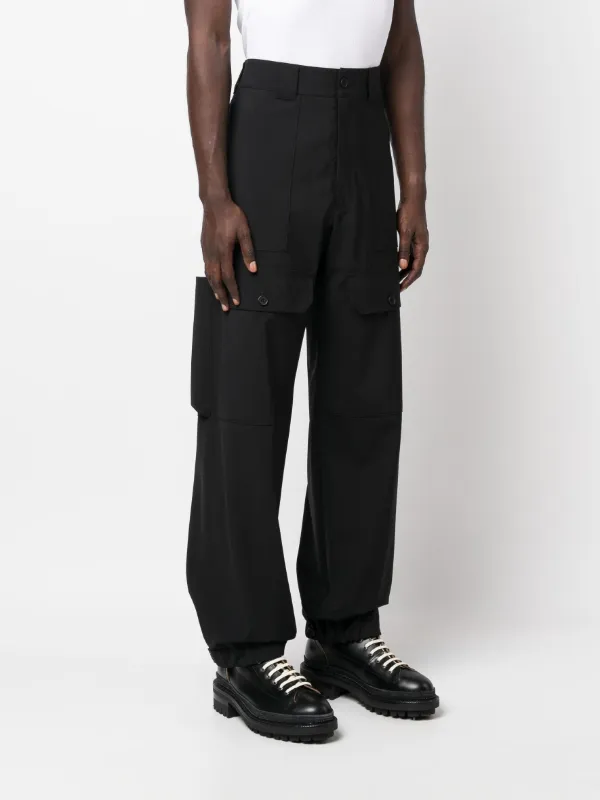 MSGM ハイウエスト ワイドパンツ - Farfetch